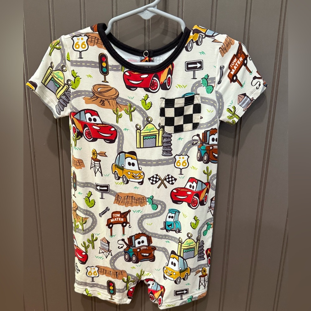 Little Sleepies Cars Play Collection Romper